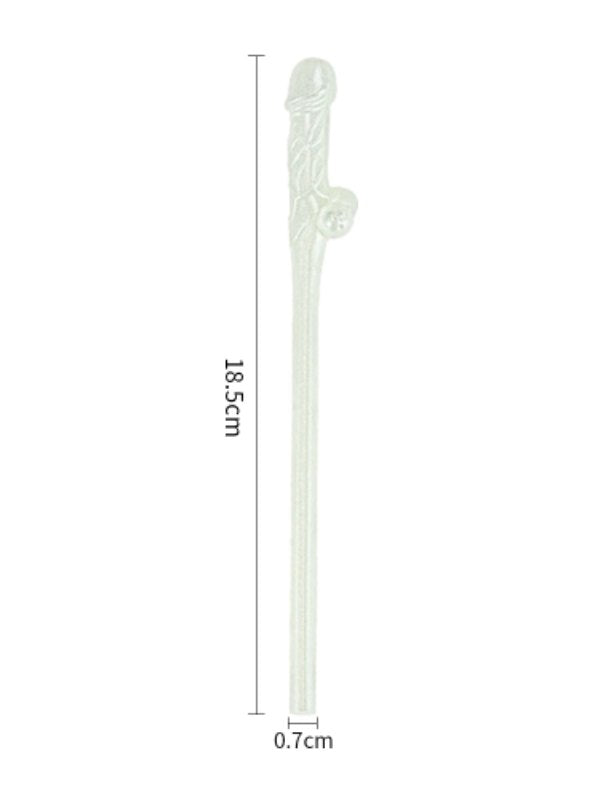 Willy Glow Straws 9 Pack - Passionzone Adult Store