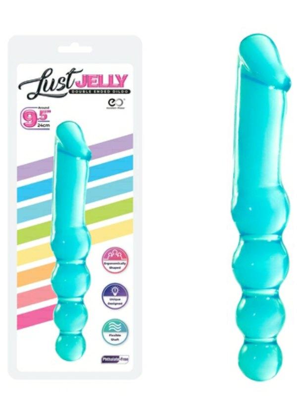 Lust Jelly Tapered Double Ended Dildo - Passionzone Adult Store