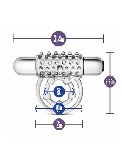 Stay Hard Vibrating Super Clitifier Cock Ring - Passionzone Adult Store