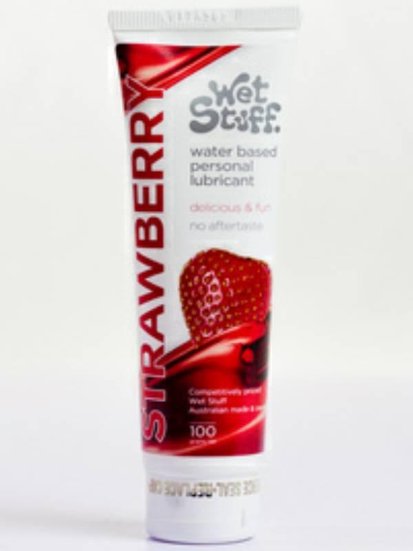 Wet Stuff Strawberry 100g Tube - Passionzone Adult Store